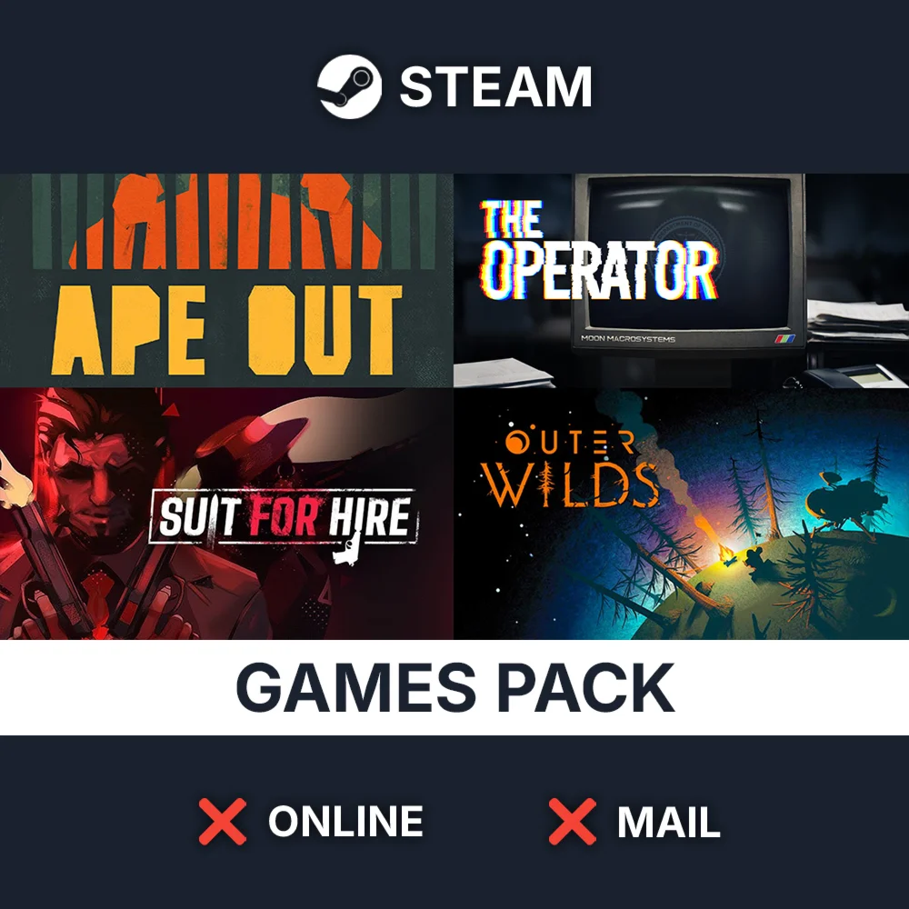 OUTER WILDS + THE OPERATOR + SUIT FOR HIRE + APE OUT