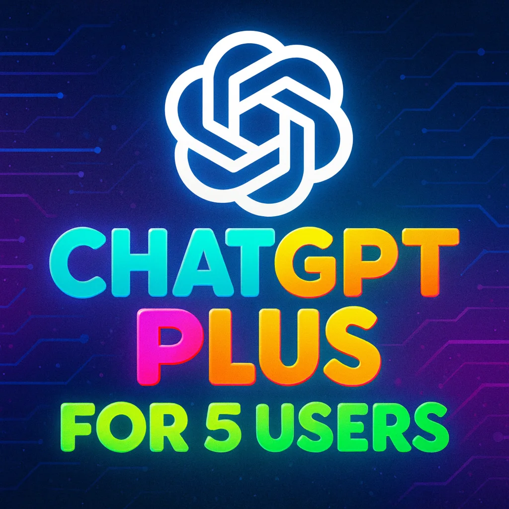 Shared ChatGPT Plus GPT-4o Account – Only 5 Users!