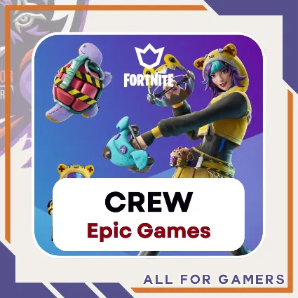 📌 ⚫ FORTNITE CREW 1 МЕСЯЦ БП+1000 V-Bucks EPIC GAMES