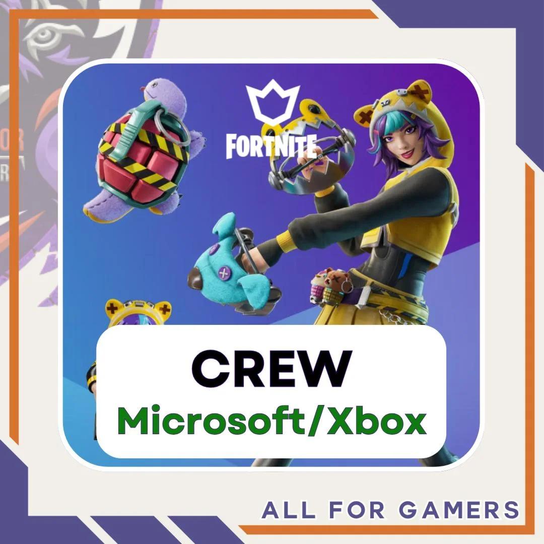 📌FORTNITE CREW 1 МЕСЯЦ БП+1000 V-Bucks XBOX/Microsoft