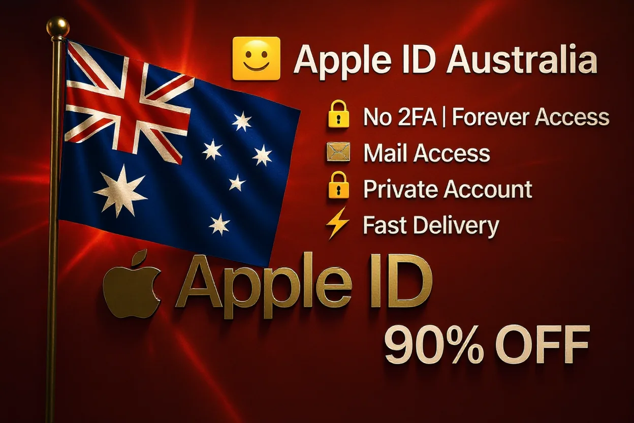 🔐 Apple ID Австралия 🇦🇺 | Навсегда | Без 2FA 🚀