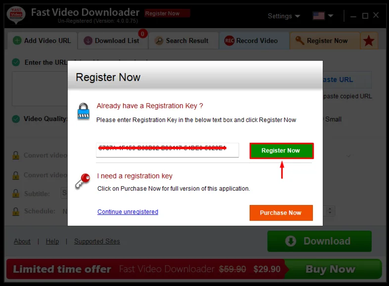 🔧 Fast Video Downloader 🔑 Регистрационный ключ 1 год
