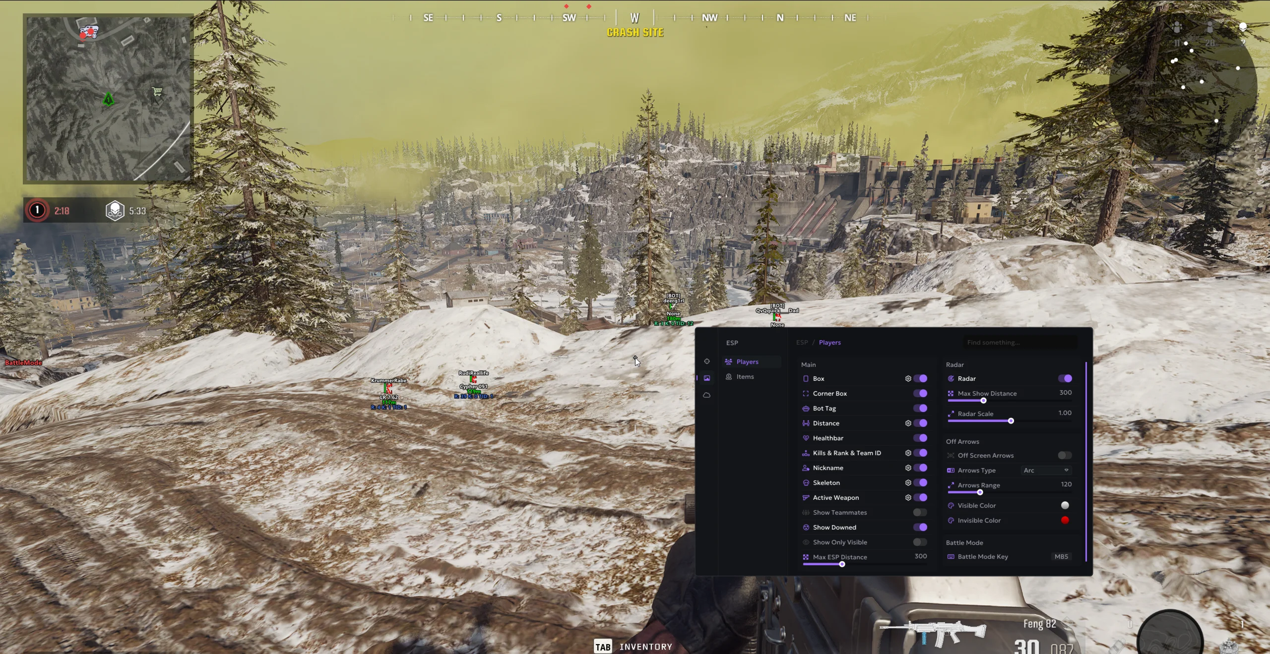 Рабочий чит Ancient для игры Call of Duty Warzone