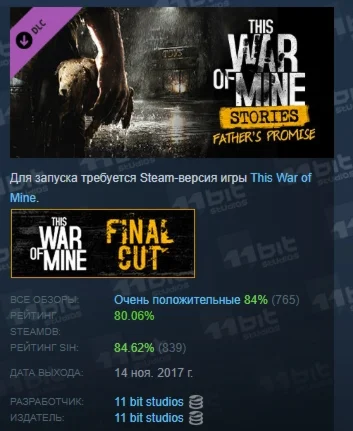 This War of Mine: Stories - Father's Promise (ep.1)