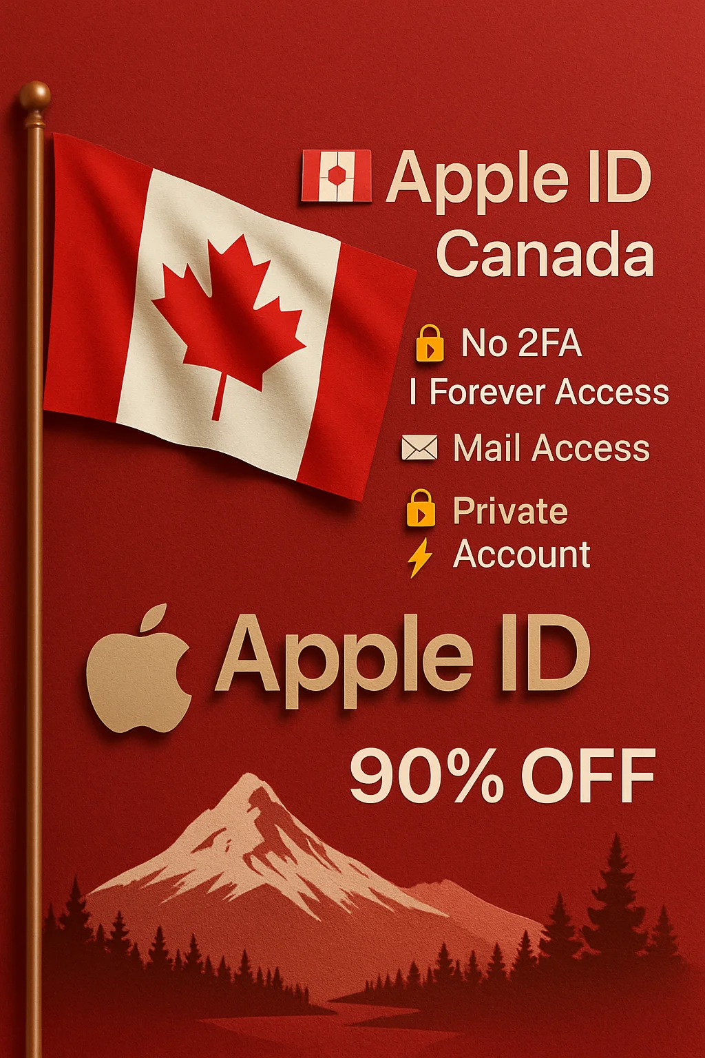 🔐 Apple ID Канада 🇨🇦 | Без 2FA |Постоянный доступ 🚀