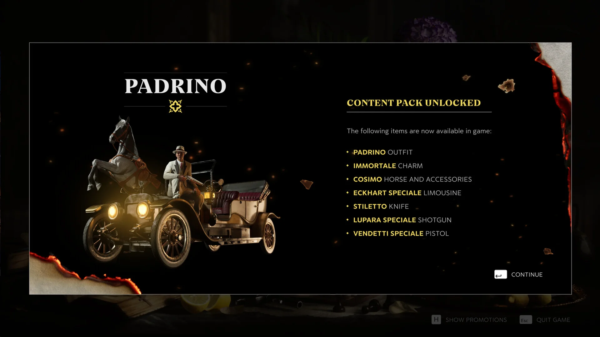 Mafia: The Old Country - Padrino Pack DLC STEAM АВТО