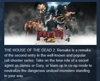 THE HOUSE OF THE DEAD 2: Remake STEAM GIFT РОССИЯ