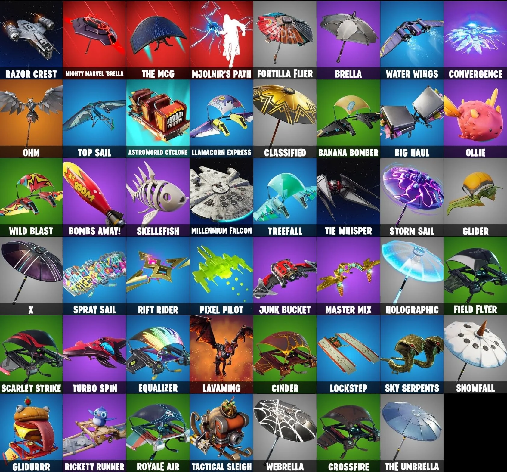FORTNITE🎮56+ SKINS ACCOUNT |OG PEELY LAVA SERIES| MAIL