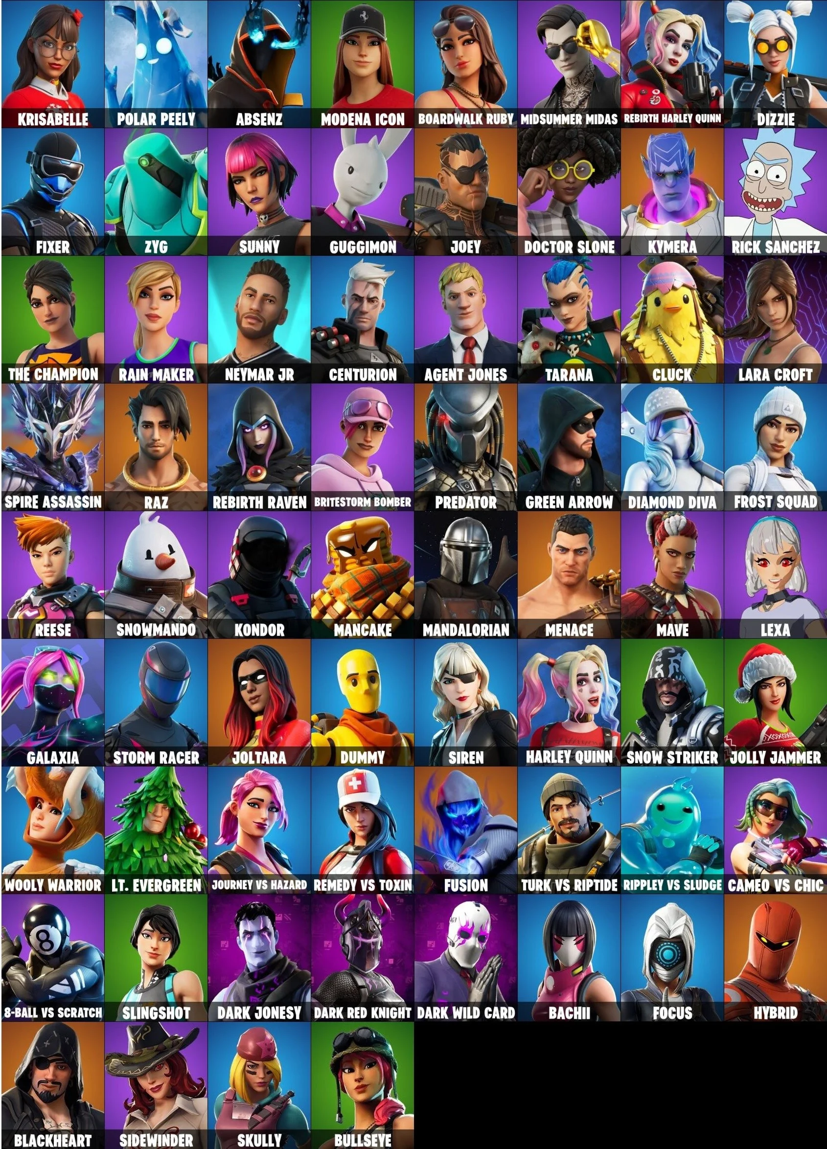 FORTNITE🎮 68+ SKINS ACCOUNT |OG GALAXIA NEYMAR| + MAIL