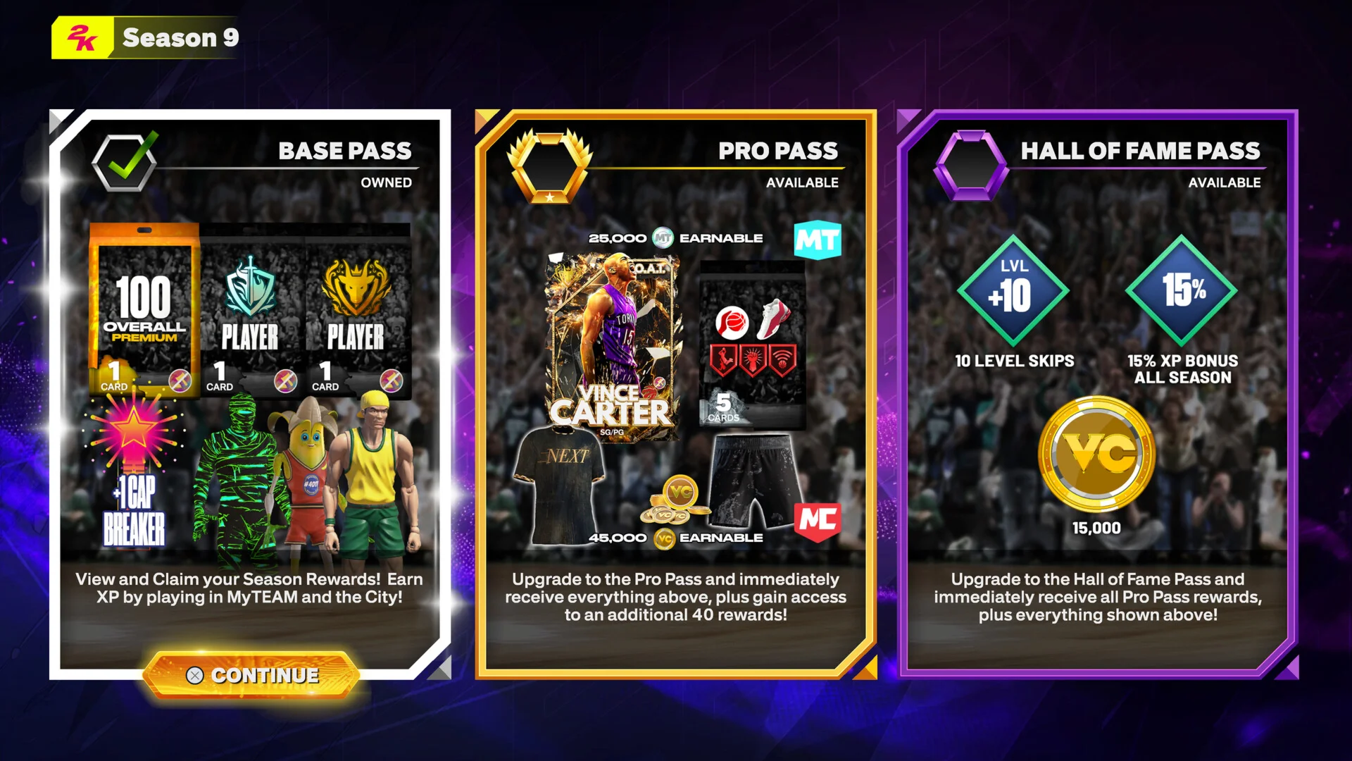 NBA 2K25 Hall of Fame Pass: Season 9 DLC STEAM АВТО