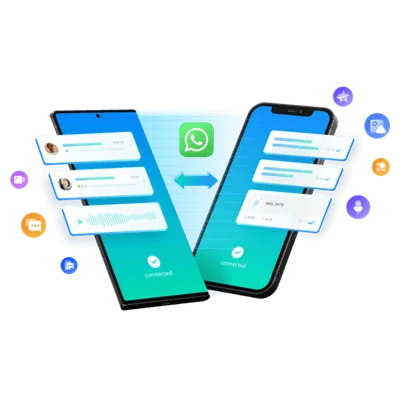 MobileTrans WhatsApp (iPhone↔Android) MAC 2 DEVICE