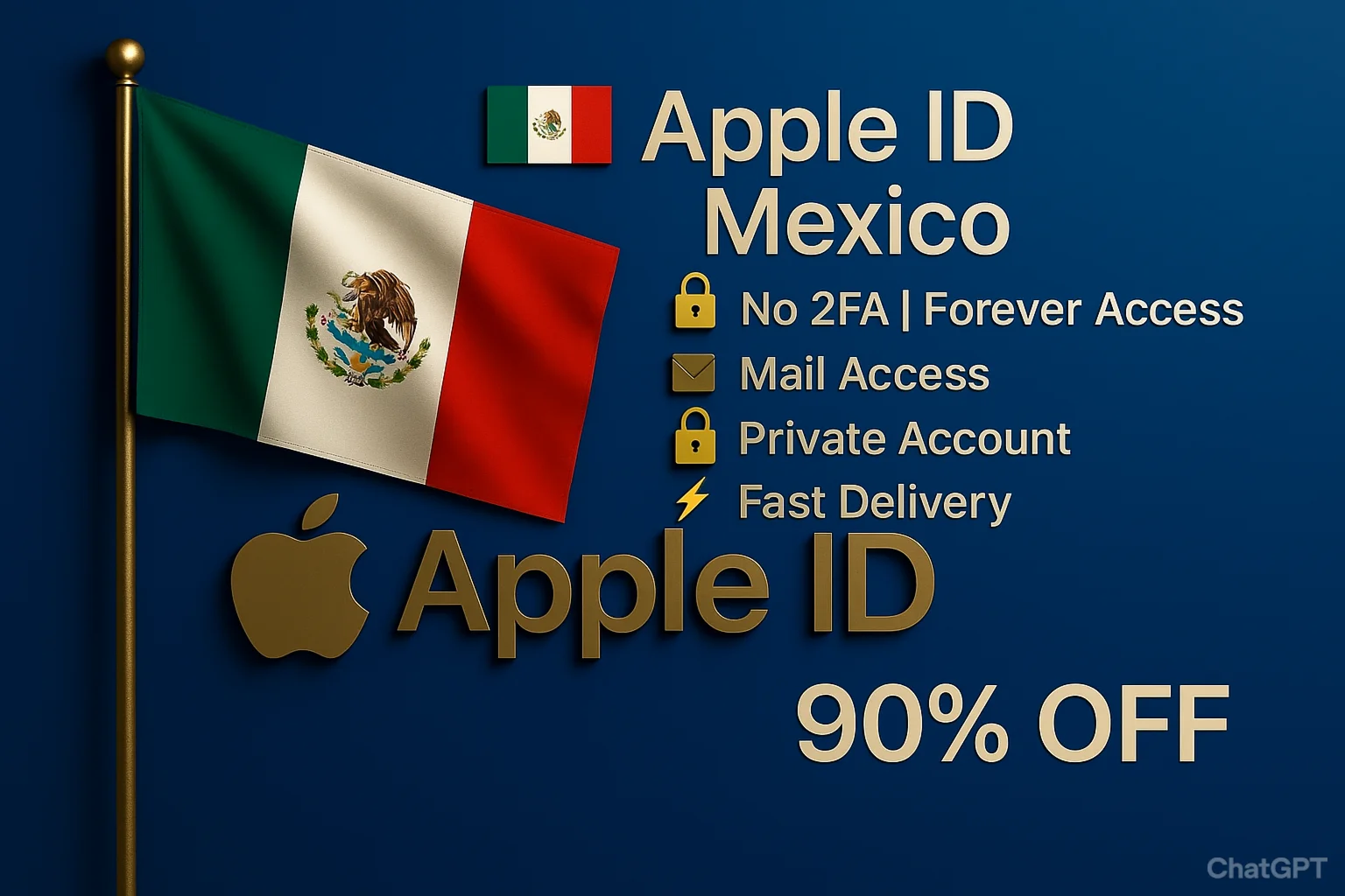 🔐 Apple ID Мексика 🇲🇽 | Без 2FA | Полный доступ 🚀