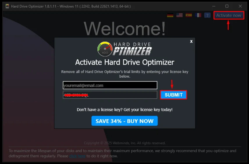 🖥️ Hard Drive Optimizer 🔑 Лицензионный ключ на 1 год