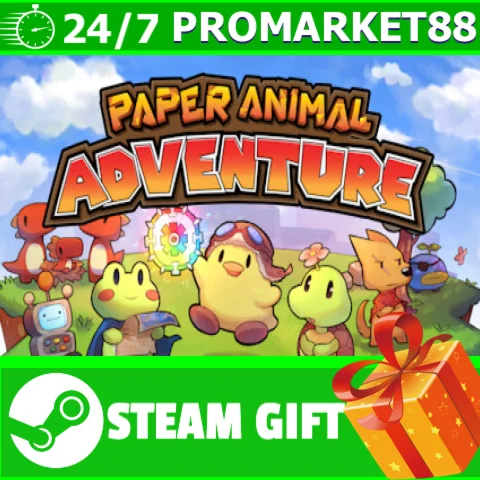️ВСЕ СТРАНЫ+РОССИЯ Paper Animal Adventure STEAM GIFT