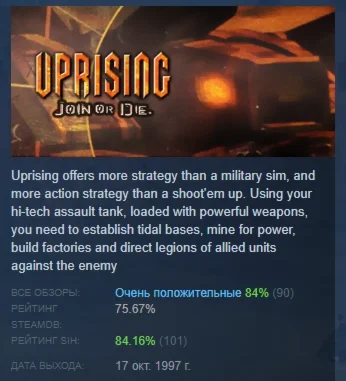 Uprising: Join or Die АВТОДОСТАВКА STEAM РОССИЯ