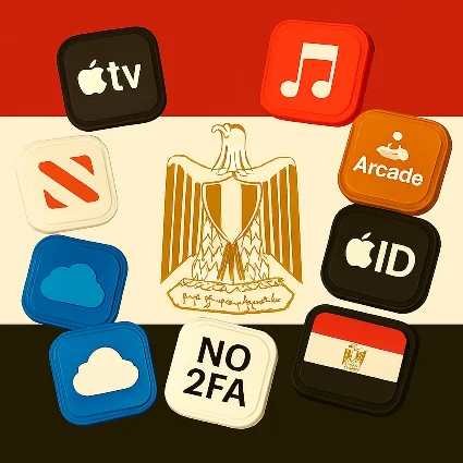 🔐 Apple ID Египет 🇪🇬 | Без 2FA | Полный доступ 🚀