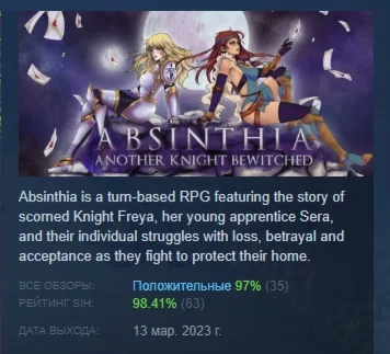 Absinthia АВТОДОСТАВКА STEAM GIFT РОССИЯ