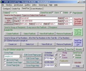 Программа для факса: 32bit Internet Fax