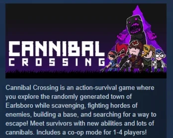 Cannibal Crossing АВТОДОСТАВКА STEAM РОССИЯ