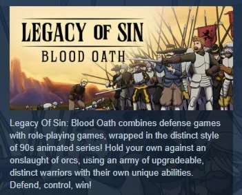 Legacy of Sin: Blood Oath АВТОДОСТАВКА STEAM РОССИЯ
