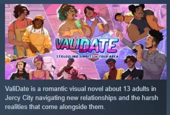 ValiDate: Struggling Singles in your Area STEAM РОССИЯ