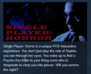 Single Player: Horror АВТОДОСТАВКА STEAM РОССИЯ