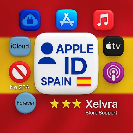 🇪🇸 Apple ID Испания без 2FA полный доступ мгновенно