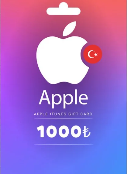 Подарочная карта iTunes от 25 до 1000 турецких лир (TR)
