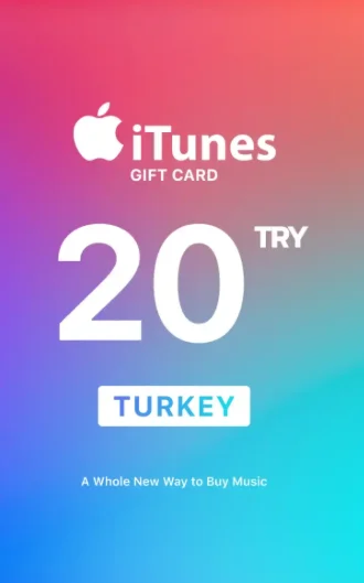 Подарочная карта iTunes от 25 до 1000 турецких лир (TR)