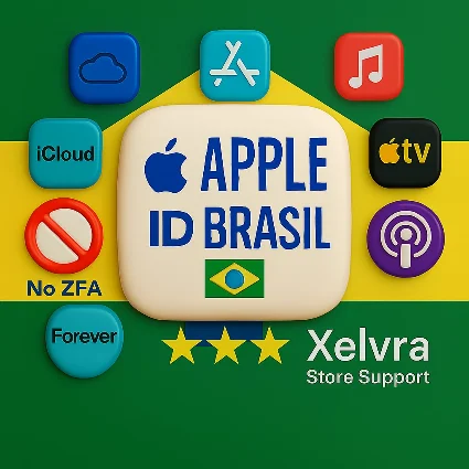 🇧🇷 Apple ID Бразилия без 2FA полный доступ мгновенно