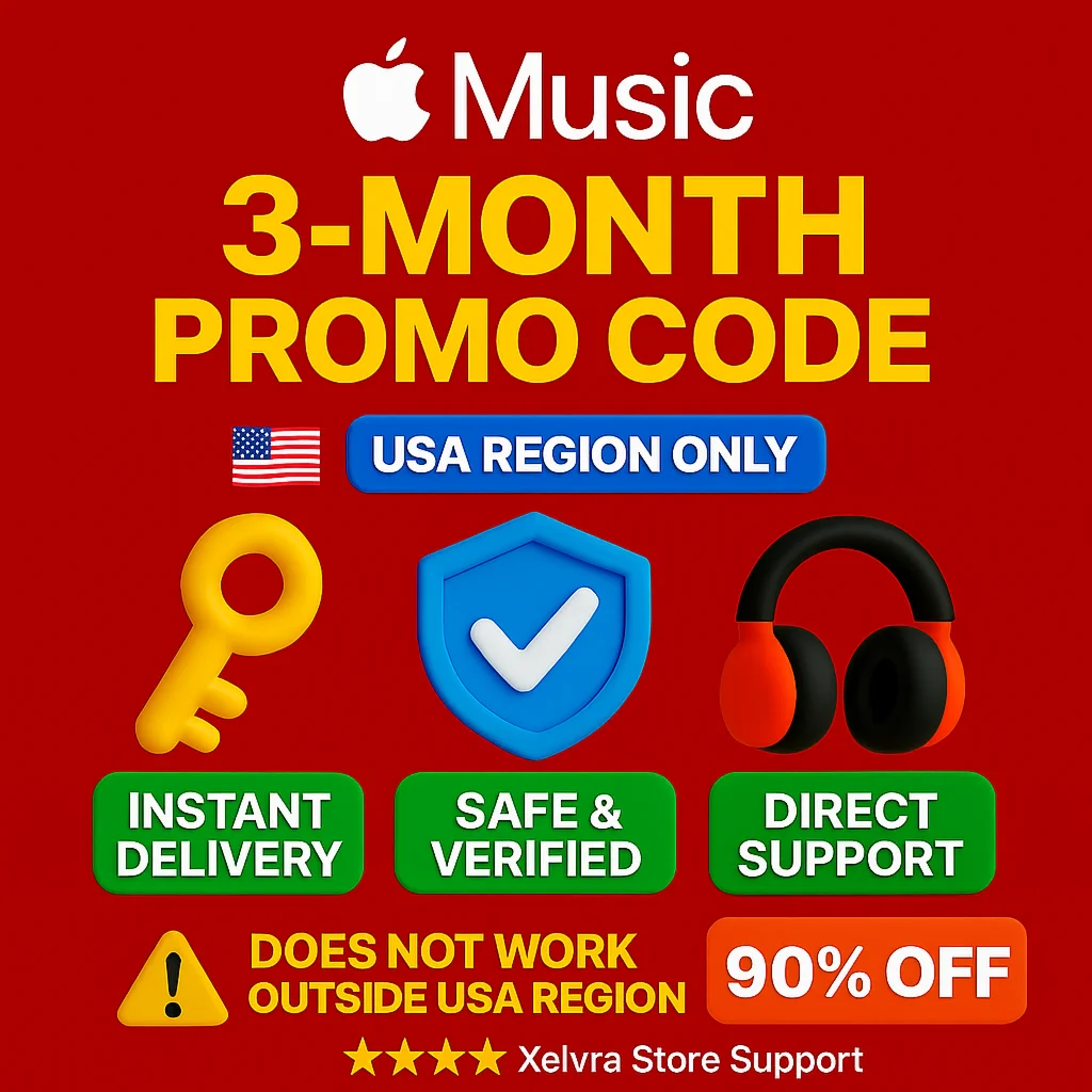 🇺🇸 Apple Music 3 Месяца США 🔑 Мгновенная доставка 🚀