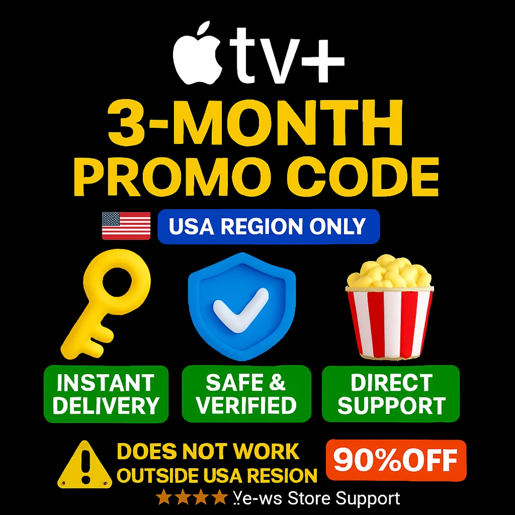 🇺🇸 Apple TV+ 3 Месяца США 🔑 Мгновенная доставка 🚀