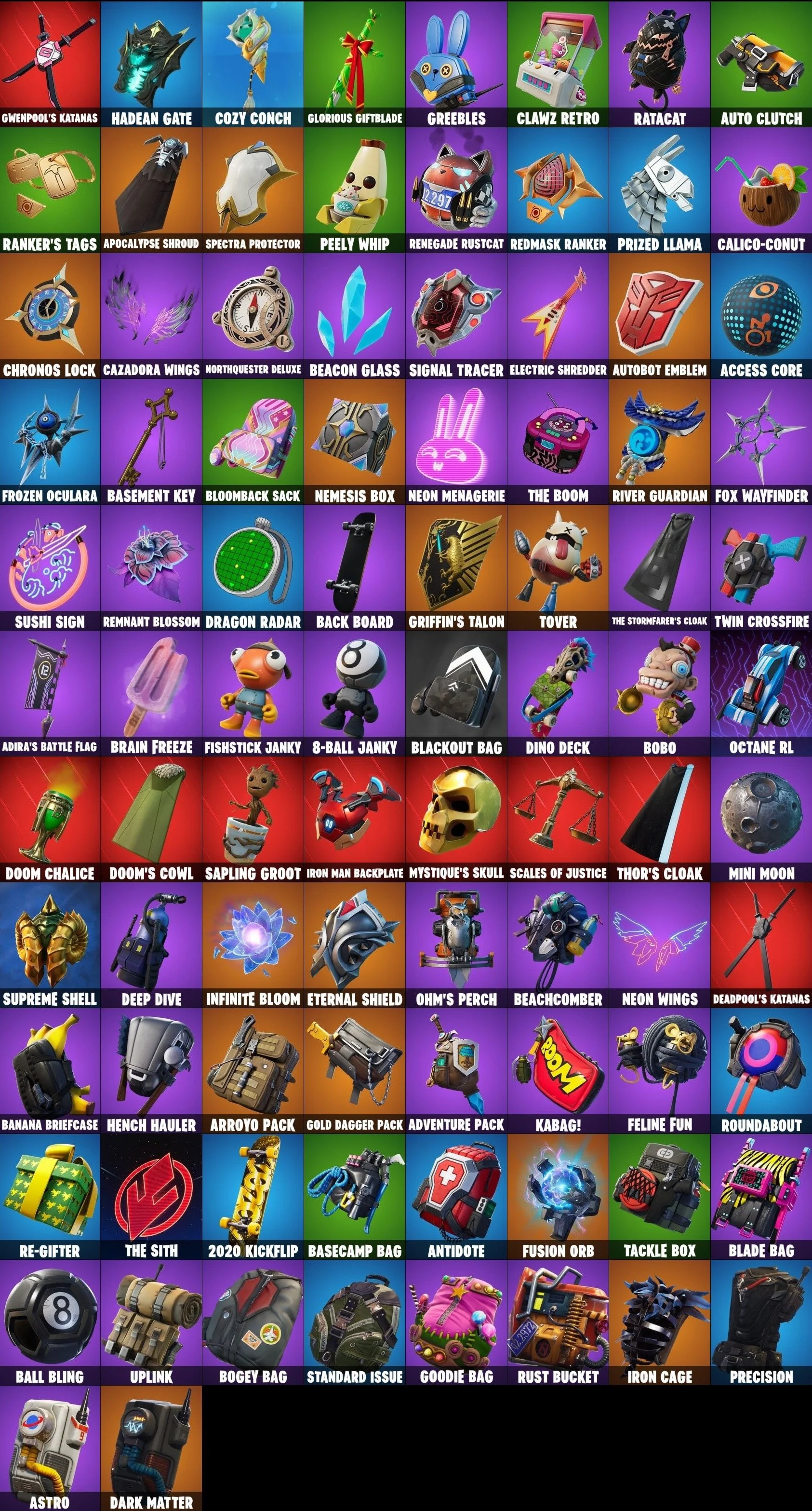 FORTNITE  80+ SKINS ACCOUNT |OG MOON WALKER| + MAIL