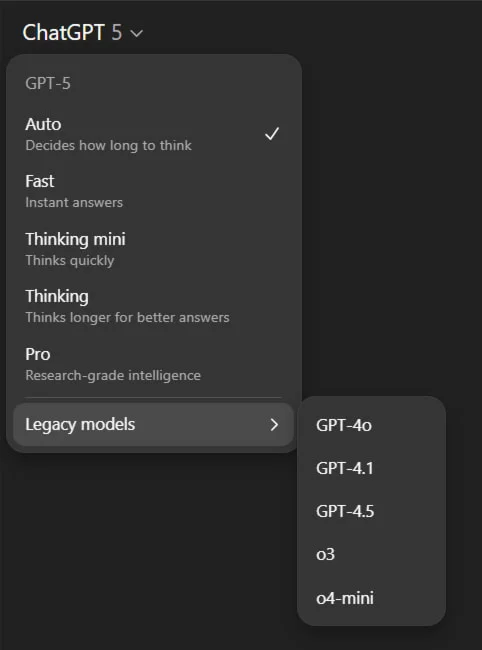 ChatGPT Pro - GPT-5/4.5/o4/o3/o4-mini | 1 месяц