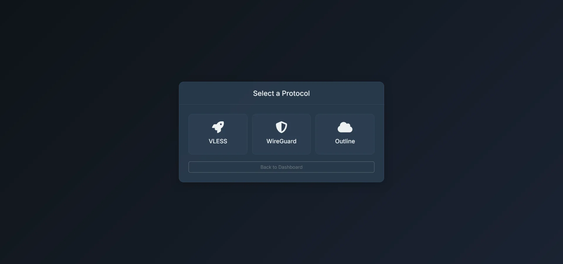FenxioVPN 🔑 All-in-One [VLESS | Wireguard | Outline]