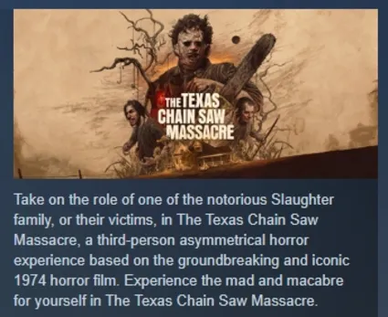 The Texas Chain Saw Massacre АВТОДОСТАВКА STEAM РОССИЯ