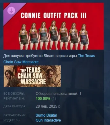 The Texas Chain Saw Massacre Connie Outfit Pack 3 STEAM