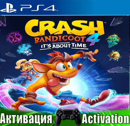 🎮 Crash Bandicoot 4 About Time (PS4/RUS) Активация ✅