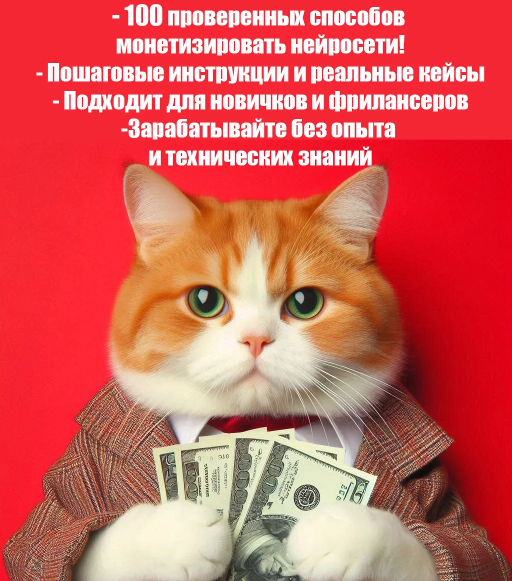 Как зарабатывать с помощью нейросетей: 100 идей