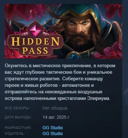 Hidden Pass АВТОДОСТАВКА STEAM РОССИЯ