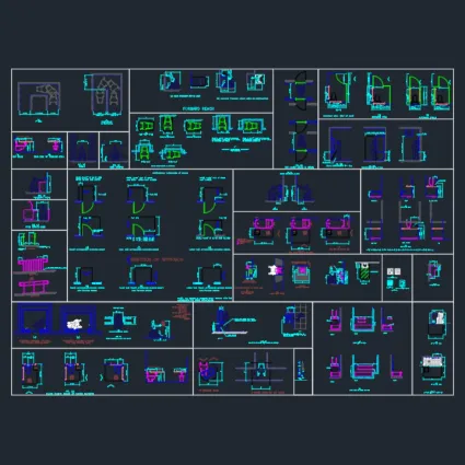 Библиотека блоков AutoCAD | Более 10000 DWG 2D
