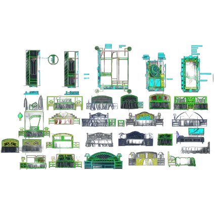 Библиотека блоков AutoCAD | Более 10000 DWG 2D