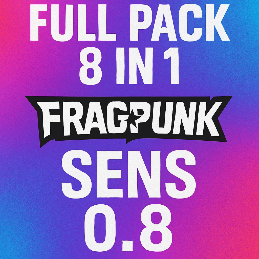 FULL PACK 8 in 1 Bloody/X7 FragPunk сенса - 0.8