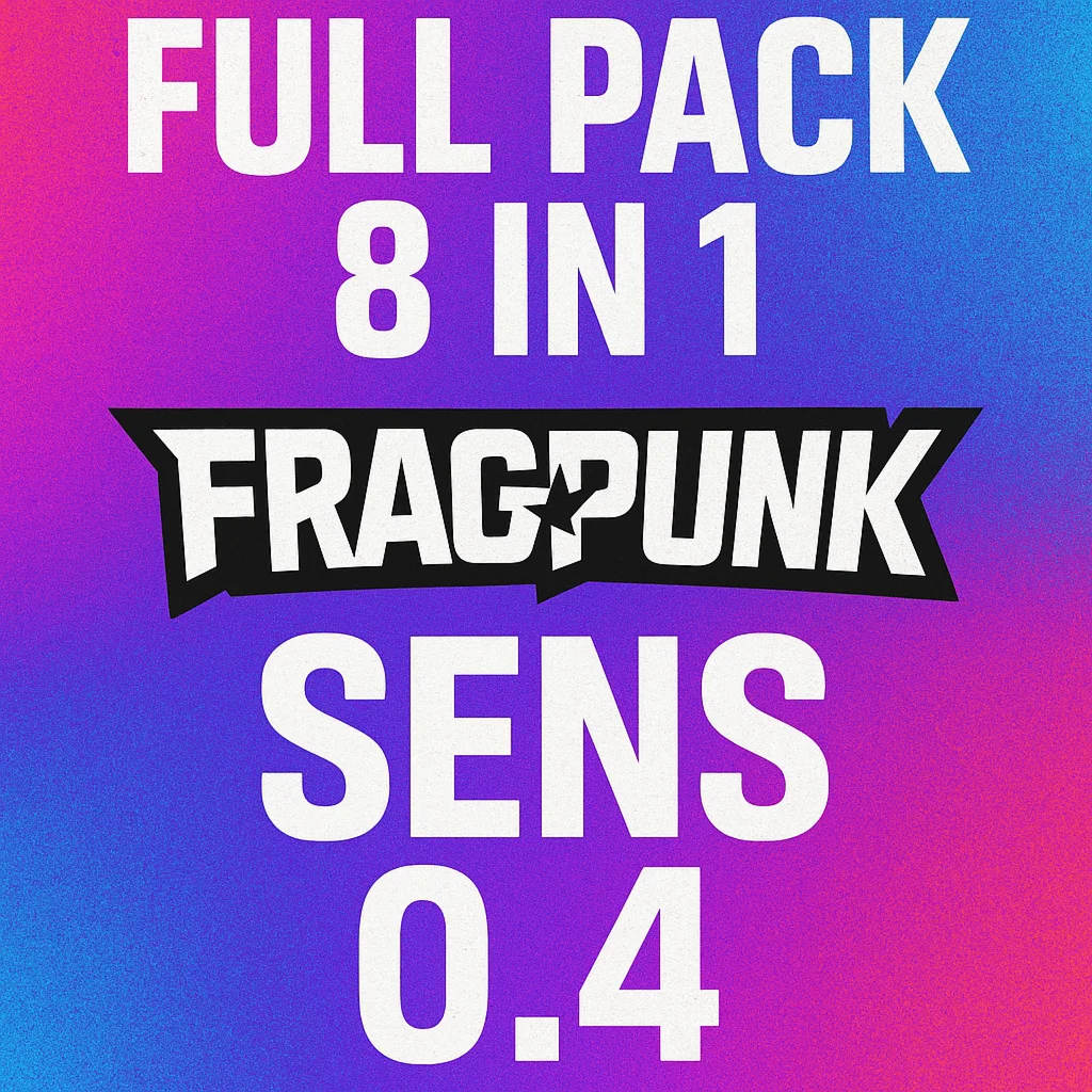 FULL PACK 8 in 1 Logitech FragPunk сенса - 0.4