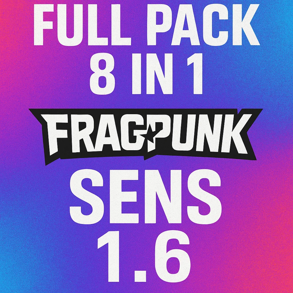 FULL PACK 8 in 1 RAZЕR FragPunk сенса - 1.6