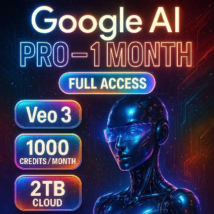 Gemini Google AI PRO + VEO 3 + FLOW| 1,000 AI Credits