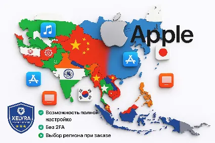 Apple ID Япония + Китай + Индия + Другие | Без 2FA 🔐