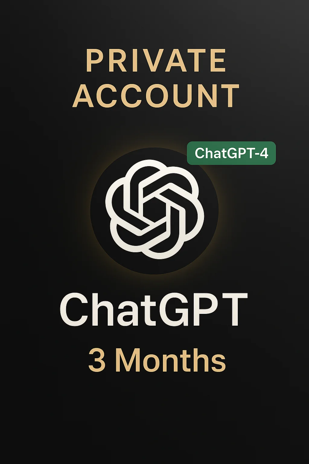 ⭐ ChatGptPlus + Email⭐ 3mois ⭐ private Account