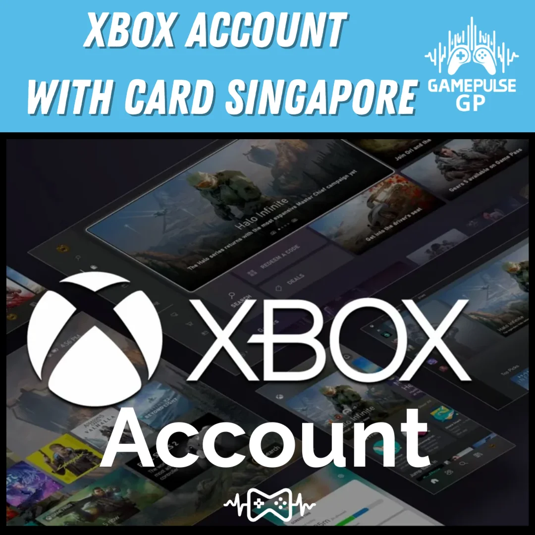 XBOX ACCOUNT singapore with LINKED CARD