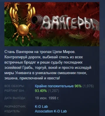 Vangers АВТОДОСТАВКА STEAM РОССИЯ
